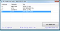 AIC File Recovery 1.2.7 - Phần mềm khôi phục dữ liệu