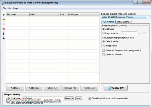Ailt All Document to Word Converter