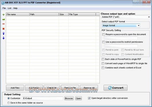 Ailt DOC RTF XLS PPT to PDF Converter