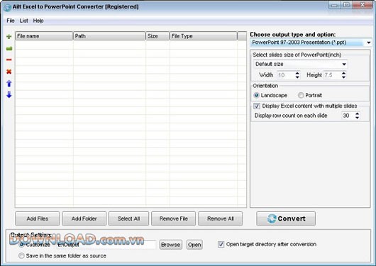 Ailt Excel to PowerPoint Converter