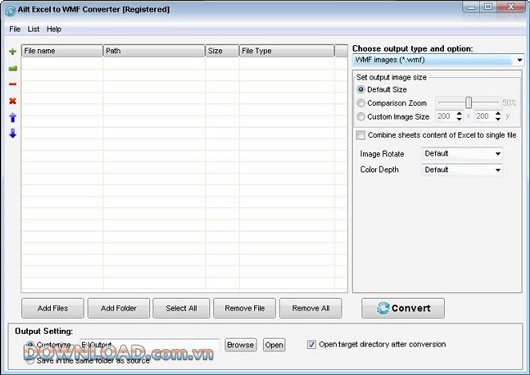 Ailt Excel to WMF Converter