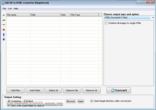 Ailt GIF to HTML Converter