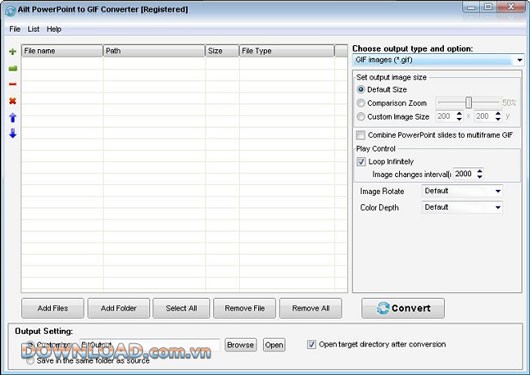 Ailt PowerPoint to GIF Converter