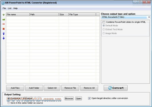 Ailt PowerPoint to HTML Converter