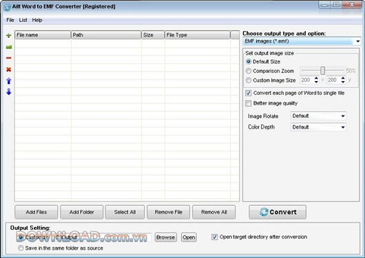 Ailt Word to EMF Converter