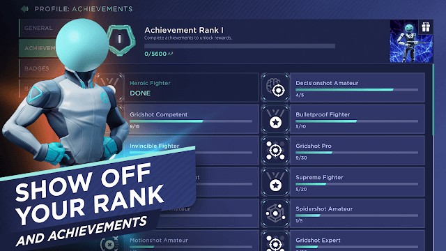 Khoe thứ hạng và các thành tích của bạn