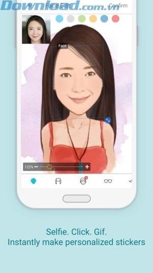 Tạo nhãn dán hài hước bằng cách ghép khuôn mặt mình