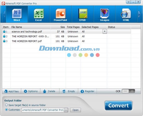 Aimersoft PDF Converter Pro