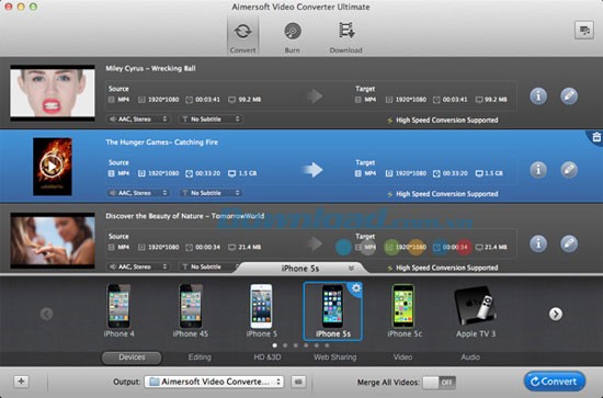 Aimersoft Video Converter Ultimate for Mac