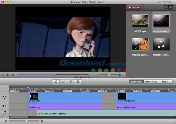 Aimersoft Video Studio Express for Mac