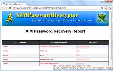 AIMPasswordDecryptor