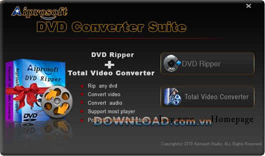 Aiprosoft DVD Converter Suite