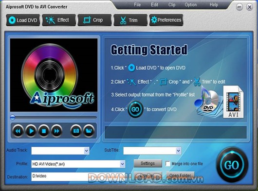 Aiprosoft DVD to AVI Converter