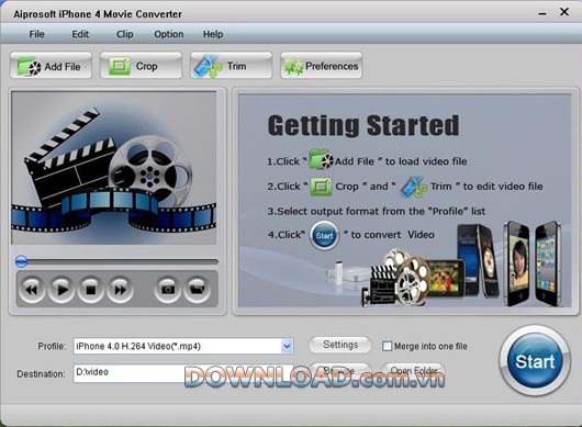 Aiprosoft iPhone 4 Movie Converter