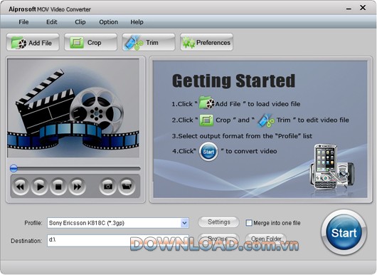 Aiprosoft MOV Video Converter