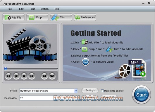 Aiprosoft MP4 Converter