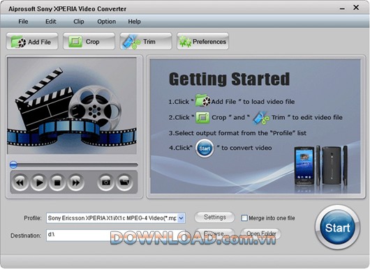 Aiprosoft Sony XPERIA Video Converter