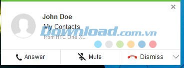 Tiếp nhận cuộc gọi bằng máy tính