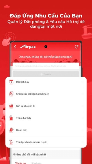 Nhiều hỗ trợ dễ dàng