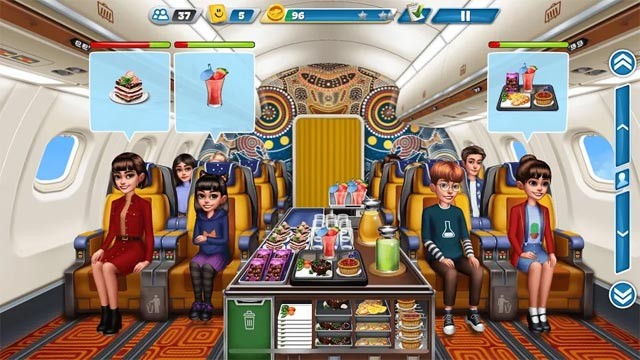 Tốc độ là yếu tố quyết định chiến thắng khi chơi Airplane Chefs cho Android