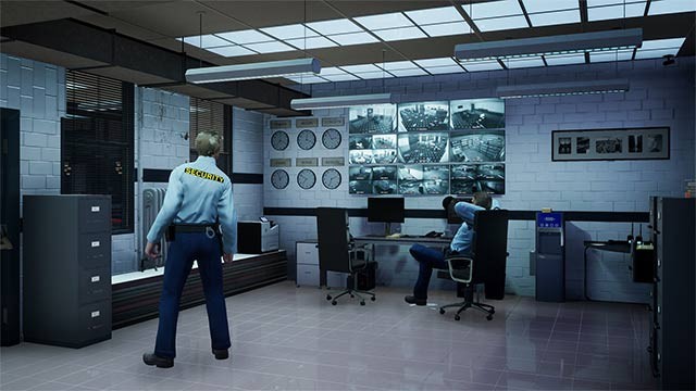 Hệ thống camera và màn hình giám sát giúp bạn bao quát toàn bộ sân bay trong khi chơi Airport Contraband
