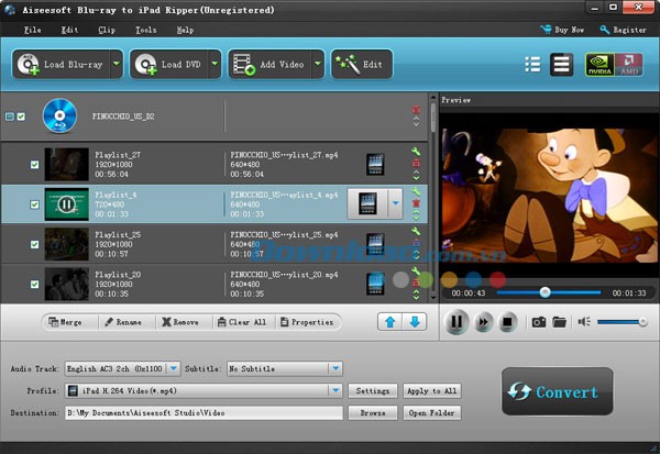 Aiseesoft Blu-ray to iPad Ripper