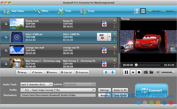 Aiseesoft FLV Converter for Mac