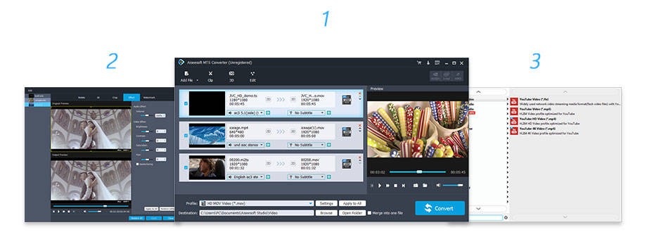Hướng dẫn sử dụng Aiseesoft MTS Converter