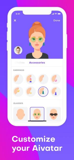 Thêm phụ kiện và thay đổi kiểu tóc cho sticker