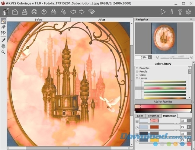 Điểm mới ở AKVIS Coloriage cho Mac 11