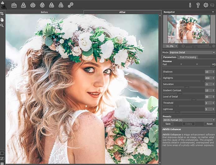 Cập nhật AKVIS Enhancer cho Mac 17.0