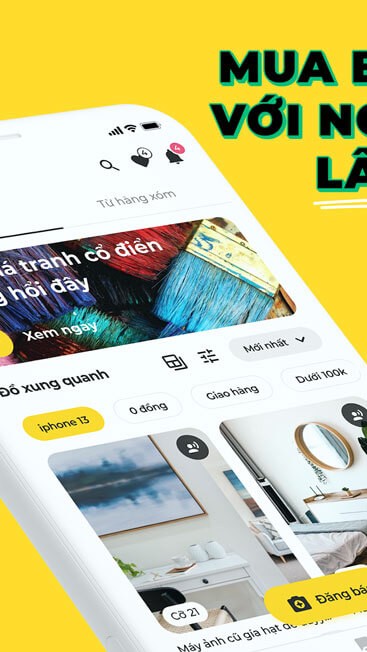 Hỗ trợ mua bám đồ cũ