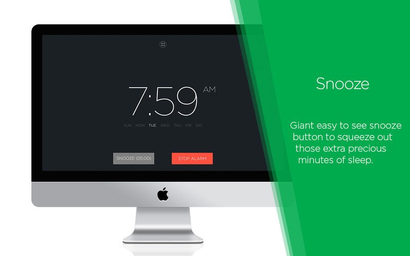 Sleep Alarm Clock cho Mac có nút báo lại thông minh