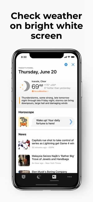 Xem dự báo thời tiết trong ngày
