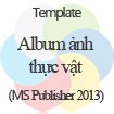 Template Album Ảnh Thực Vật Tươi Sáng