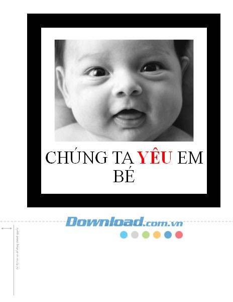 Album hình tương phản cho em bé