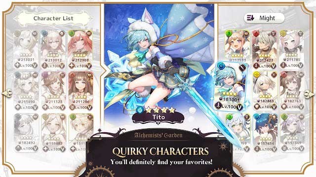 Vô số nhân vật độc đáo khác nhau