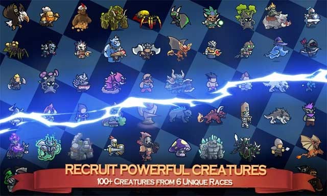 Chiêu mộ và triệu tập các sinh vật hùng mạnh từ 6 chủng tộc