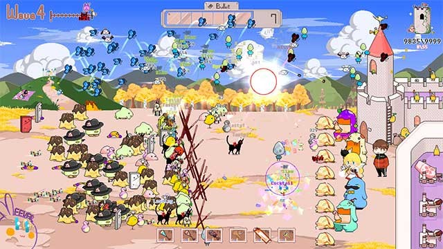 Giúp Alice chống lại đội quân quái vật đang cố gắng xông vào lâu đài