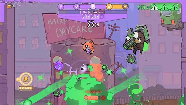 Alien Hominid Invasion là một trò chơi bắn súng phối hợp sôi động và đầy hỗn loạn