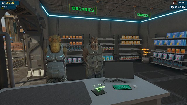 Quản lý trạm không gian với nhà hàng, trạm nhiên liệu và nhiều hơn thế trong Alien Market Simulator