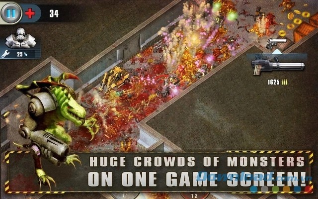 Chiến đấu chống lại binh đoàn quái vật khổng lồ trong Alien Shooter