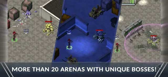 Hơn 20 đấu trường với những con trùm độc đáo