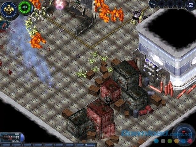 Đối mặt với vô số sinh vật ngoài hành tinh trong game hành động bắn súng Alien Shooter: Revisited cho máy tính