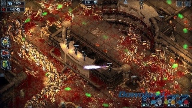 Bố trí chiến binh tại các vị trí chiến lược trong game tháp phòng thủ mới Alien Shooter TD cho máy tính