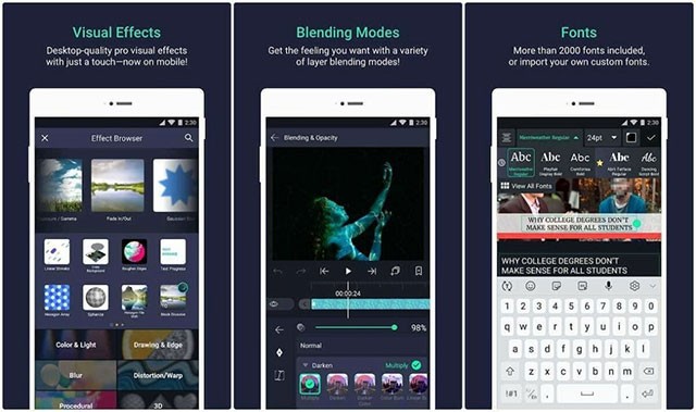 Thêm ảnh và video trong Alight Motion