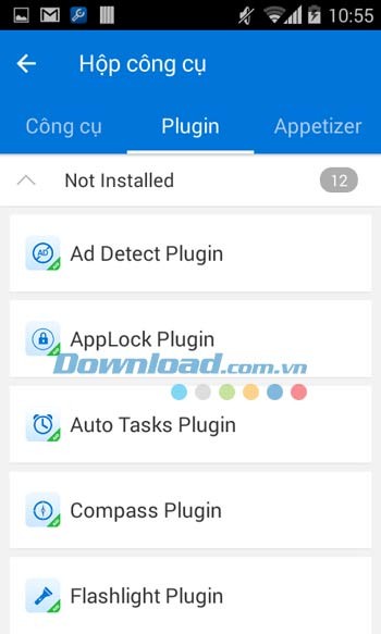 Các plugin trong All-In-One Toolbox