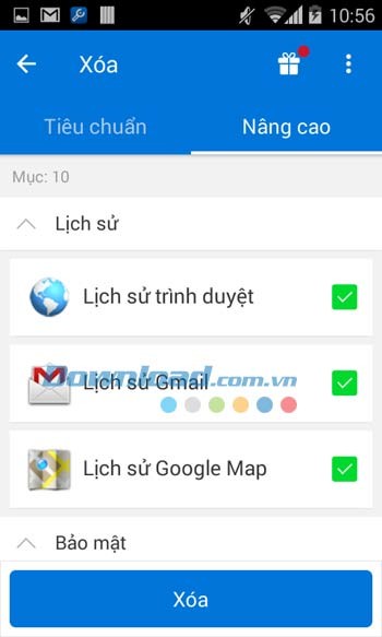 Tính năng dọn dẹp nâng cao trong All-In-One Toolbox