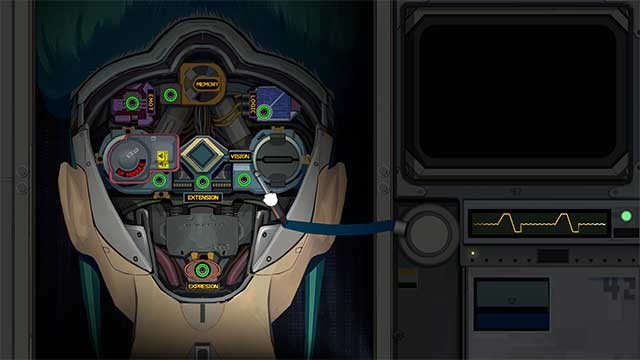 Tháo rời cơ thể người máy và sửa chữa như máy móc thông thường