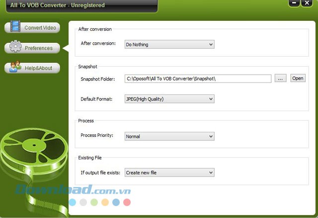 Một số lựa chọn cài đặt khác